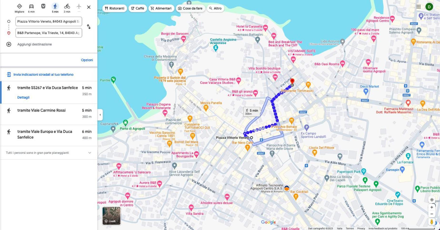 B&B Partenope Agropoli Eksteriør bilde